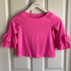 Lilly Pulitzer Girls Mazie Top. Size Medium 6-7.